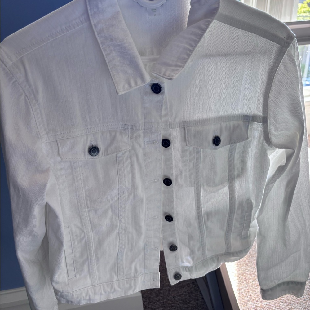 White Denim Jacket